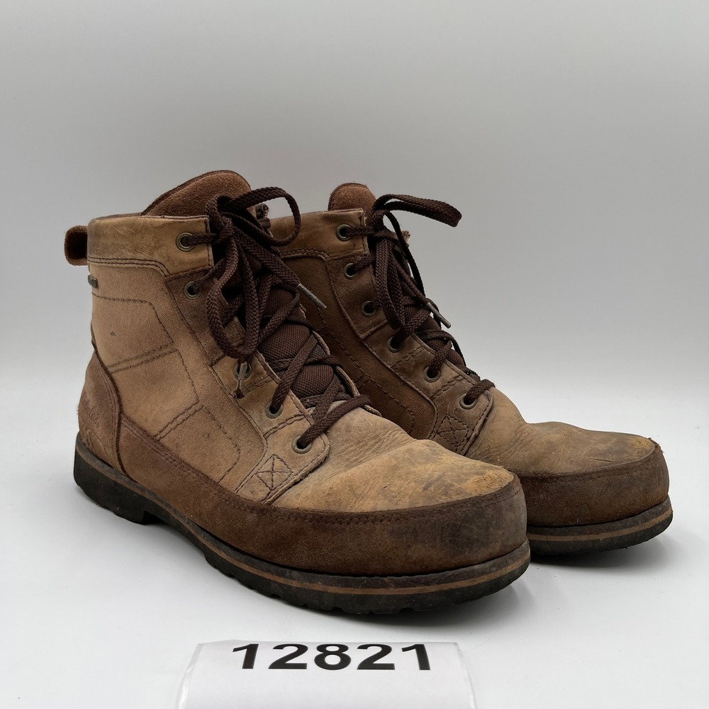 VTG Cabela's 4 Most 82-6487 Boots Mens 11M Brown Leather Vibram Sole Lace Up